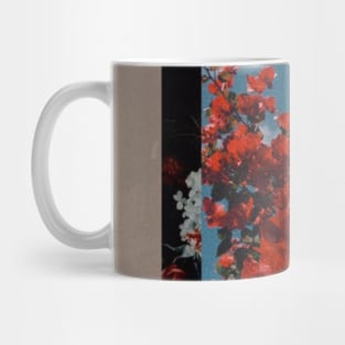 Analog Flower Collage Mug